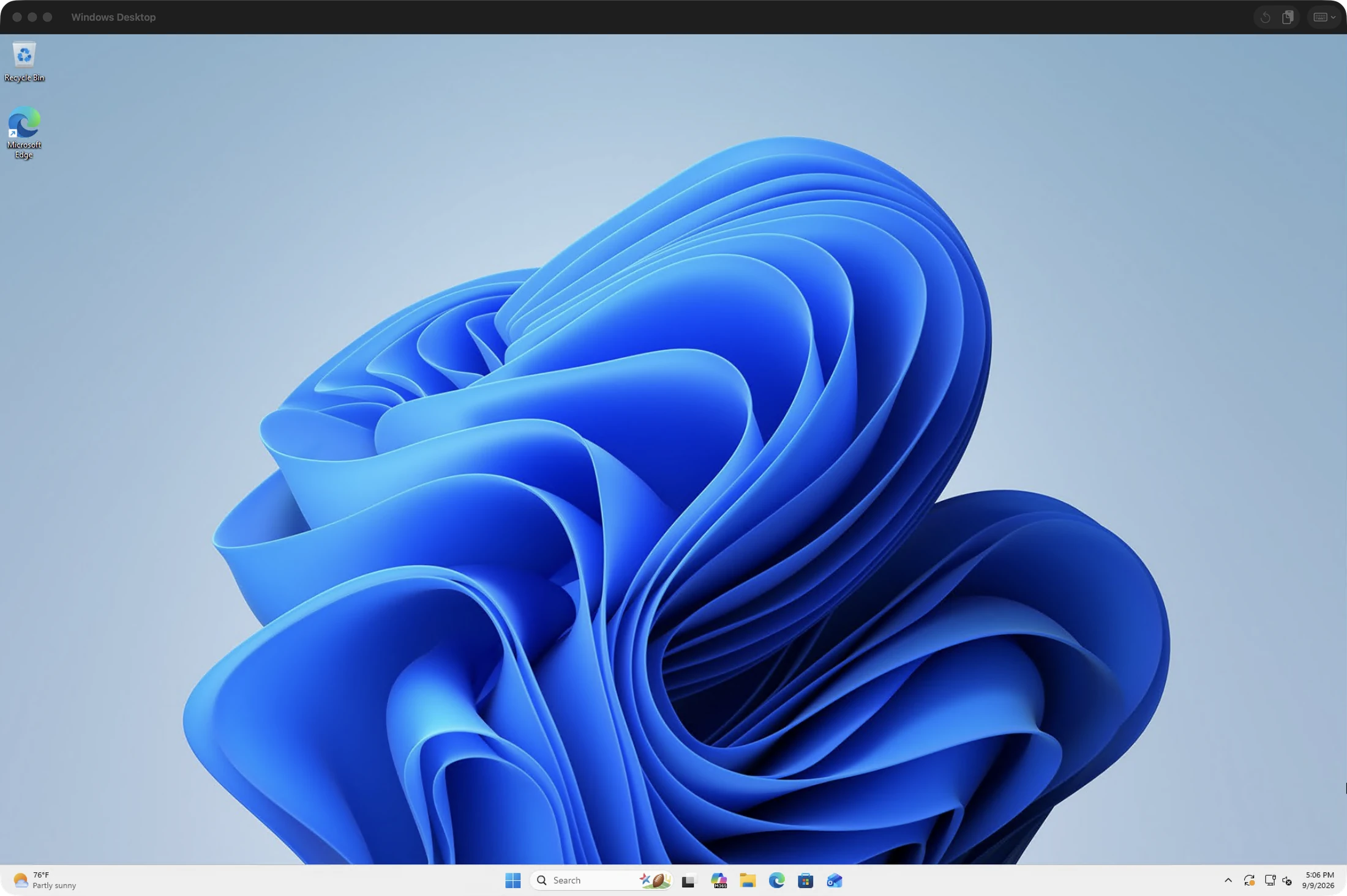 Teletype for Mac displaying a remote Windows 11 desktop over RDP