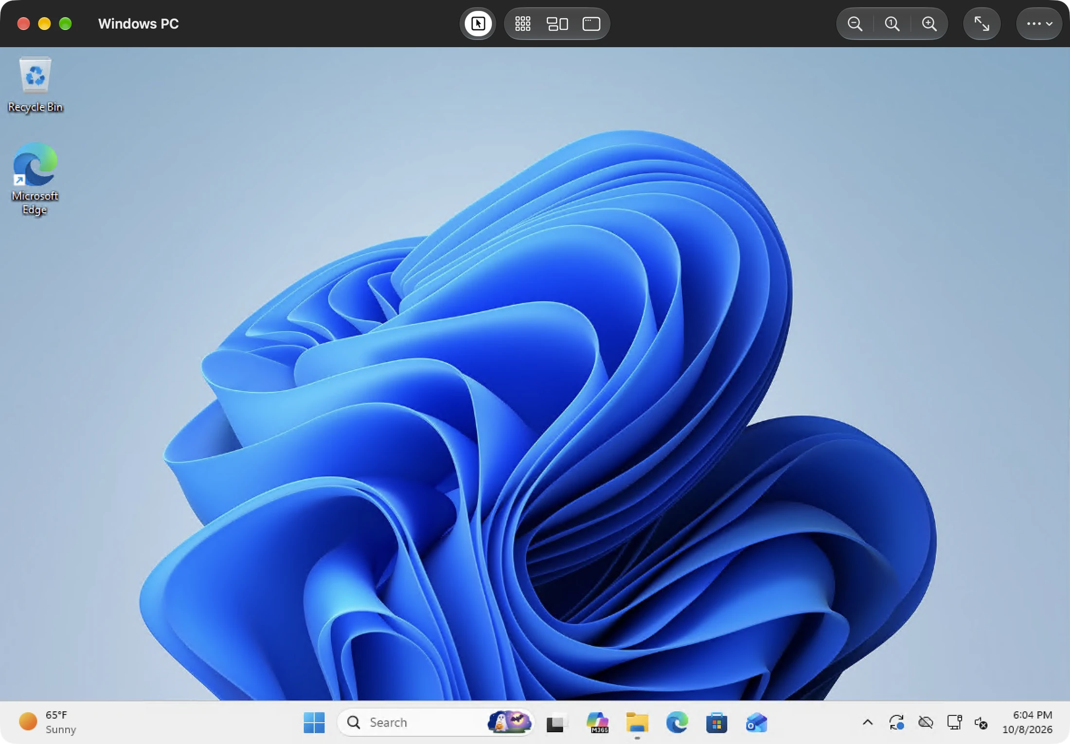Teletype for Mac displaying a remote Windows 11 desktop over RDP
